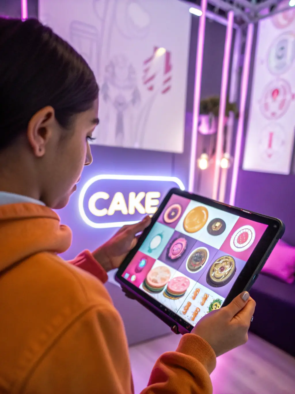 An image of a diverse investment portfolio displayed on a tablet, showcasing the concept of diversification in cryptocurrency investments.